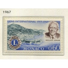 MONACO 1967 Yv. 725 ESTAMPILLA MINT COMPLETA